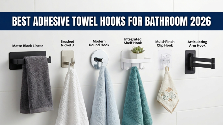 Top 10 Best Adhesive Towel Hooks for Bathroom 2026