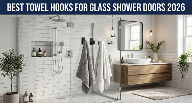 top 7 best towel hooks for glass shower doors