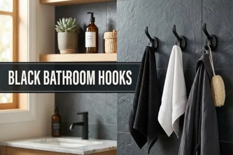 Black Bathroom Hooks