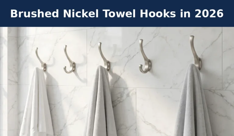 Brushed Nickel Towel Hooks in 2026