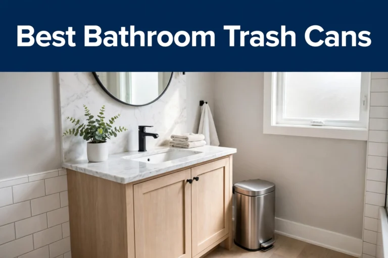 Best bathroom trash cans for small spaces