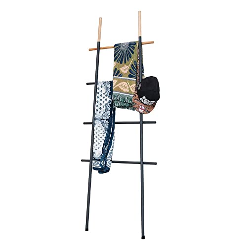 INNOKA freestanding towel ladder rack with rotating rungs